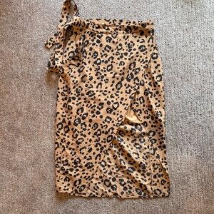 Lovers + Friends Animal Print Skirt
